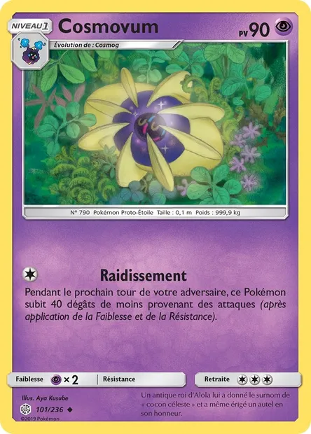Cosmovum, carte Pokémon CEC 101 — extension Éclipse Cosmique