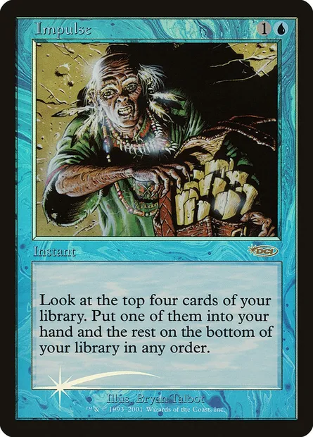 Impulsion, carte Magic F01 11 — extension Friday Night Magic 2001
