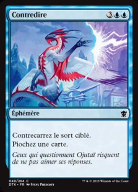 Contredire, carte Magic DTK 49 — extension Les Dragons de Tarkir