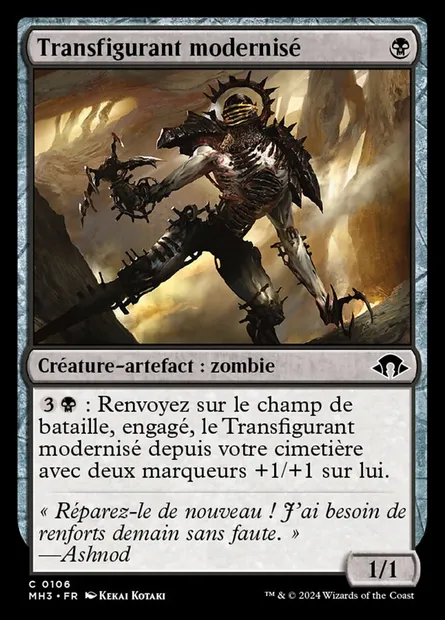 Transfigurant modernisé, carte Magic MH3 106 — extension Modern Horizons 3