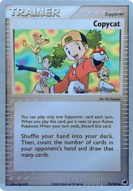 Copycat, Pokémon card WCD08 073-5 — World Championship Decks 2008 set