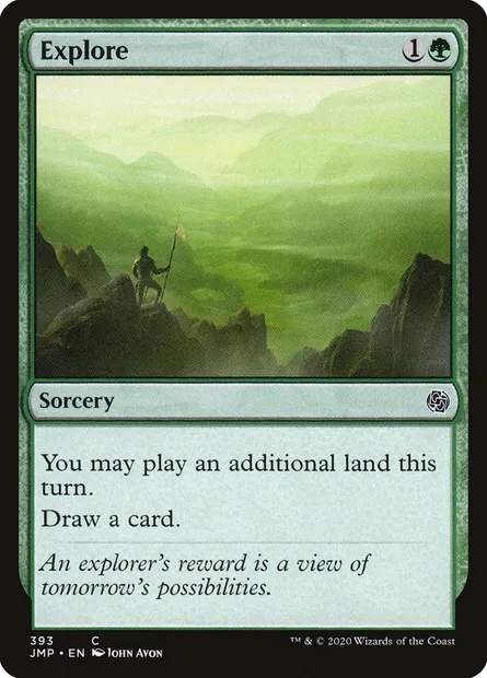Explore, Magic card JMP 393 — Jumpstart set