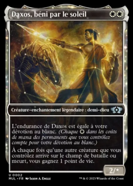 Daxos, béni par le soleil, carte Magic MUL 2 — extension Multiverse Legends