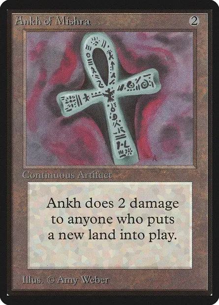Ankh of Mishra, Magic card LEB 231 — Limited Edition Beta set