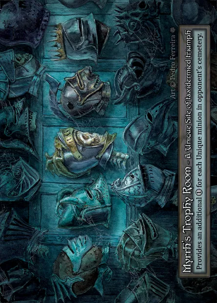 Myrrh's Trophy Room, carte Sorcery GOT 406 — extension Gothic