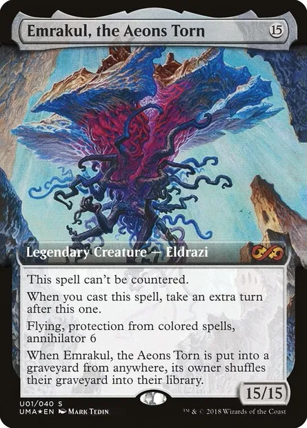 Emrakul, the Aeons Torn, Magic card PUMA U1 — Ultimate Box Topper set