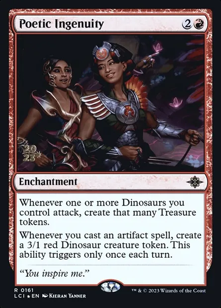 Poetic Ingenuity, Magic card PLCI 161s — The Lost Caverns of Ixalan Promos set