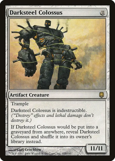Darksteel Colossus, Magic card DST 109 — Darksteel set