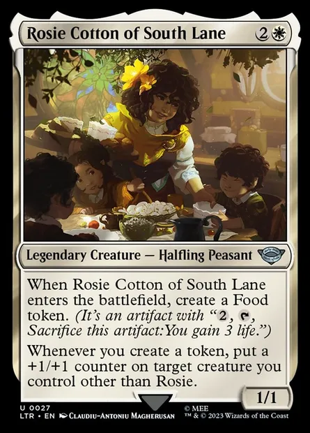 Rosie Cotton of South Lane, Magic card LTR 27 — The Lord of the Rings: Tales of Middle-earth set