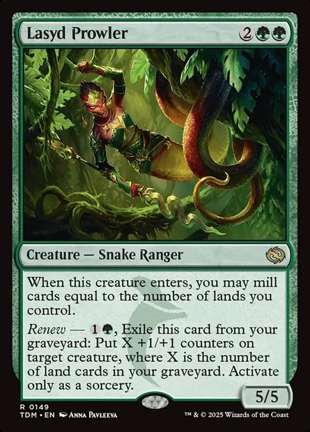 Lasyd Prowler, Magic card TDM 149 — Tarkir: Dragonstorm set