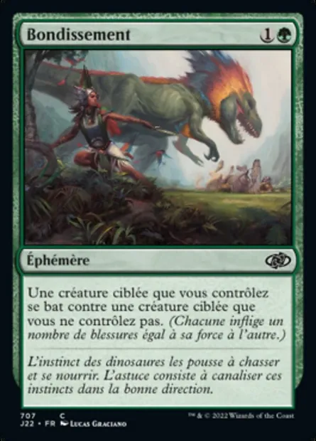 Bondissement, carte Magic J22 707 — extension Jumpstart 2022