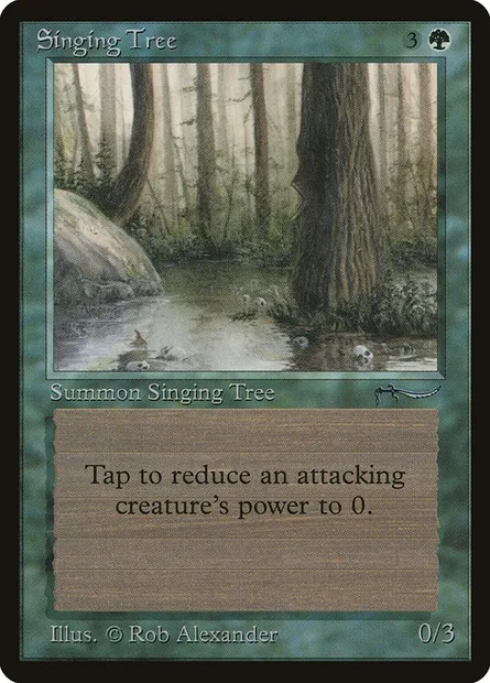 Singing Tree, Magic card ARN 54 — Arabian Nights set