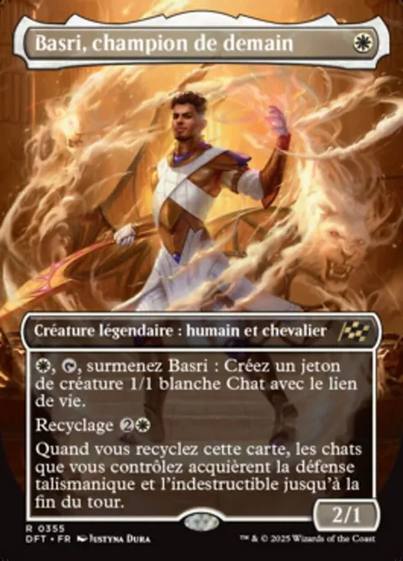 Basri, champion de demain, carte Magic DFT 355 — extension Aetherdrift