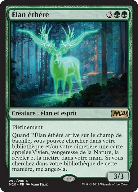 Élan éthéré, carte Magic M20 299 — extension Core Set 2020