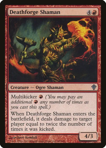 Deathforge Shaman, Magic card WWK 80 — Worldwake set