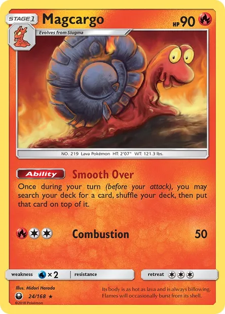 Magcargo, Pokémon card CES 24 — Celestial Storm set