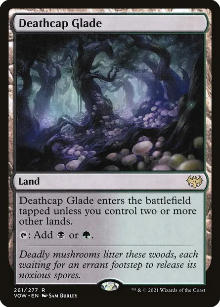 Deathcap Glade, Magic card VOW 261 — Innistrad: Crimson Vow set
