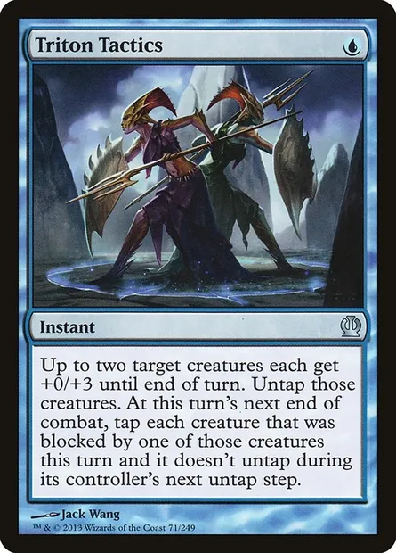 Triton Tactics, Magic card THS 71 — Theros set
