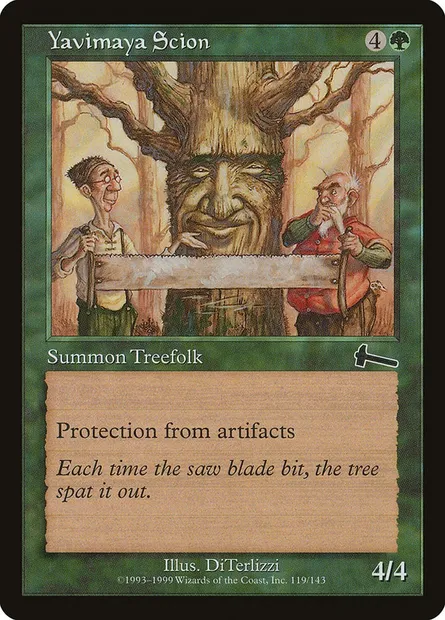 Yavimaya Scion, Magic card ULG 119 — Urza's Legacy set
