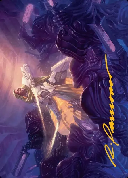 Syr Vondam, Sunstar Exemplar // Syr Vondam, Sunstar Exemplar, carte Magic AEOE 25 — extension Edge of Eternities Art Series