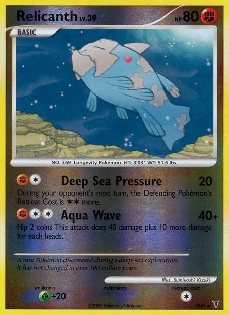 Relicanth, Pokémon card SV SH8 — Supreme Victors set