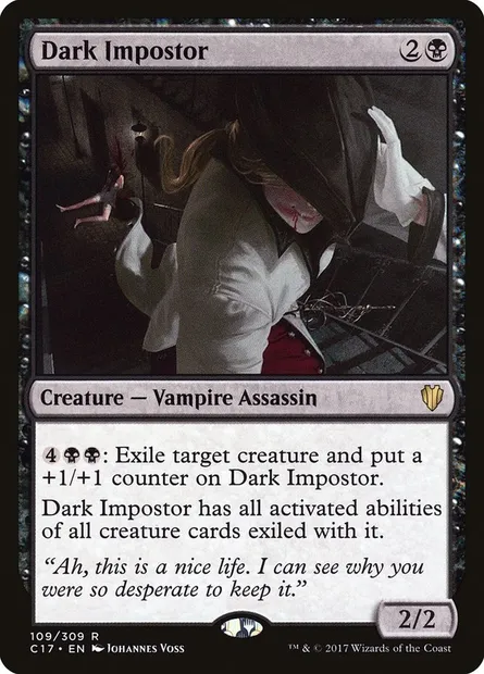 Dark Impostor, Magic card C17 109 — Commander 2017 set