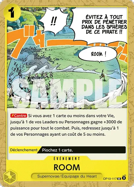 ROOM, carte One Piece OP10-117 — extension SANG ROYAL