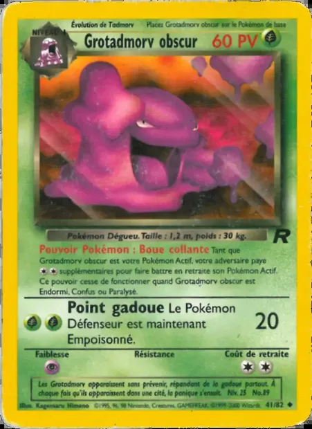 Grotadmorv obscur, carte Pokémon TR 41 — extension Team Rocket