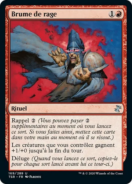 Brume de rage, carte Magic TSR 169 — extension Spirale Temporelle Remastered