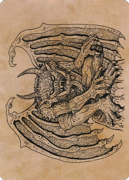 Cloister Gargoyle // Cloister Gargoyle, Magic card AAFR 65 — Adventures in the Forgotten Realms Art Series set