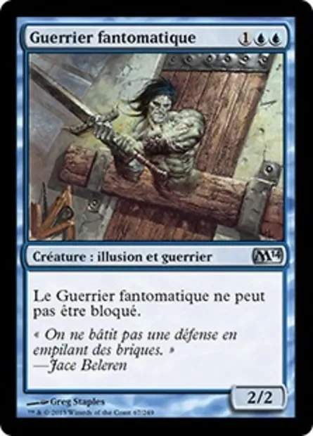 Guerrier fantomatique, carte Magic M14 67 — extension Magic 2014