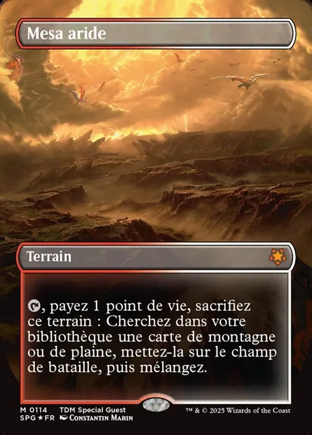 Mesa aride, carte Magic SPG 114 — extension Special Guests