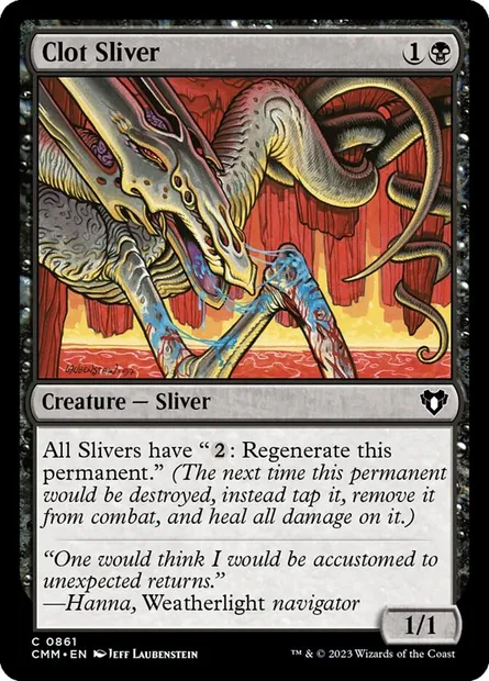 Clot Sliver, Magic card CMM 861 — Commander Masters set