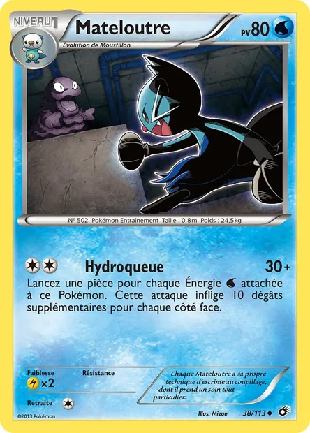 Mateloutre, carte Pokémon LTR 38 — extension Legendary Treasures
