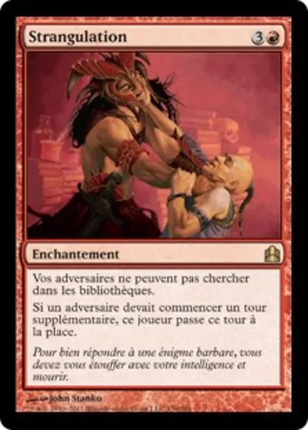 Strangulation, carte Magic CMD 136 — extension Commander 2011