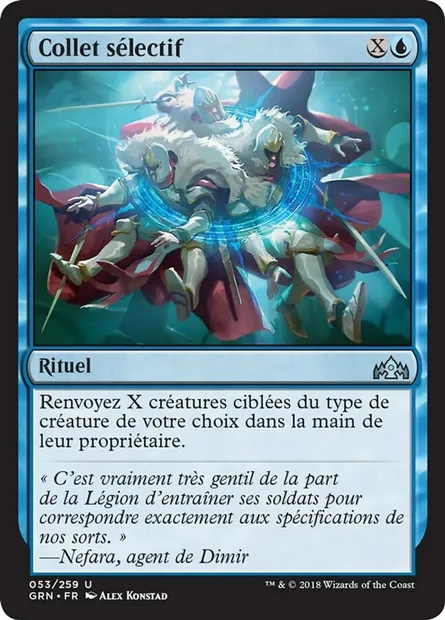 Collet sélectif, carte Magic GRN 53 — extension Les Guildes de Ravnica