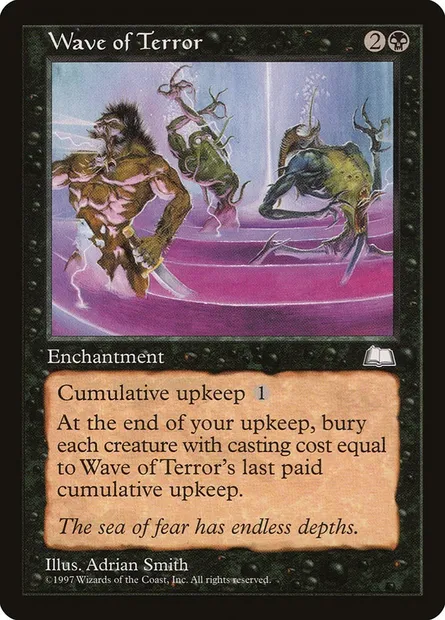 Wave of Terror, Magic card WTH 86 — Weatherlight set