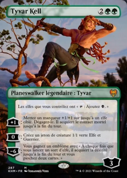 Tyvar Kell, carte Magic KHM 287 — extension Kaldheim