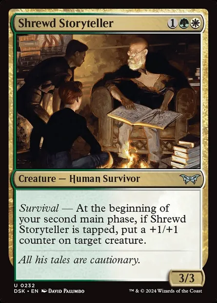 Shrewd Storyteller, Magic card DSK 232 — Duskmourn: House of Horror set