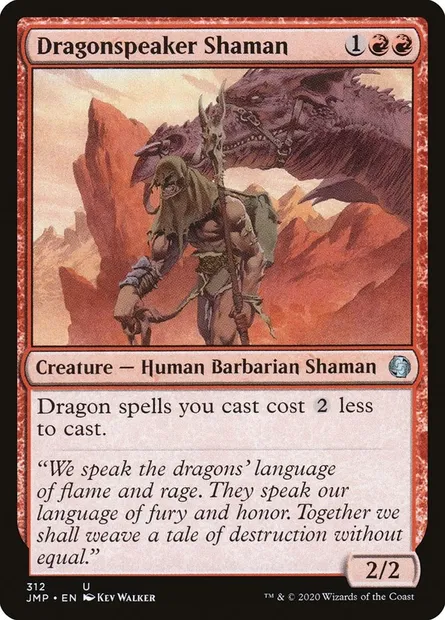 Dragonspeaker Shaman, Magic card JMP 312 — Jumpstart set