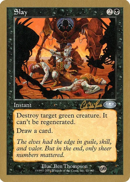 Slay, Magic card WC02 cr55sb — World Championship Decks 2002 set