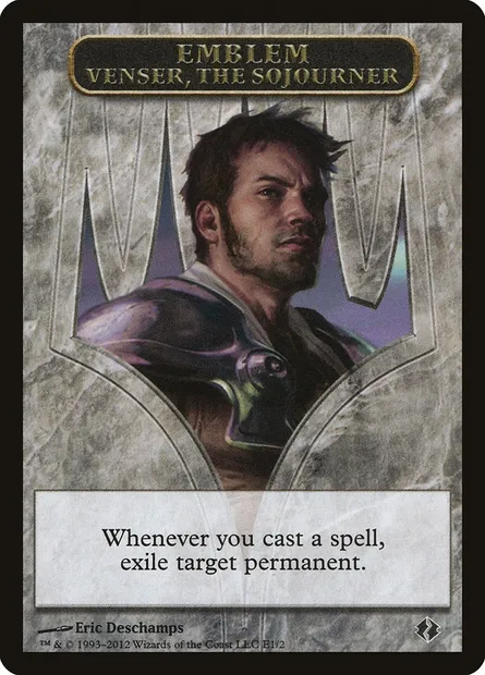 Venser, the Sojourner Emblem, Magic card TDDI 1 — Duel Decks: Venser vs. Koth Tokens set