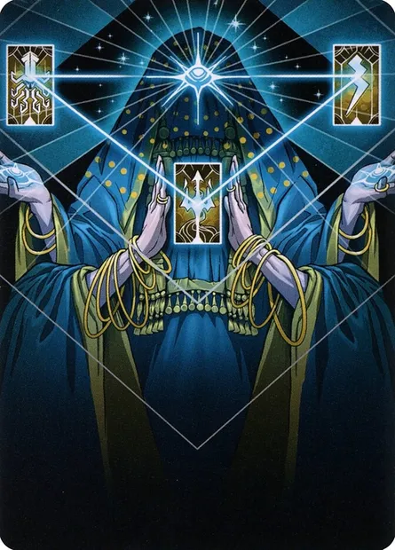 Strategic Planning // Strategic Planning, Magic card ASTX 68 — Strixhaven Art Series set
