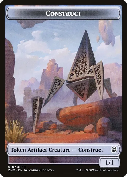 Construct, carte Magic TZNR 10 — extension Zendikar Rising Tokens