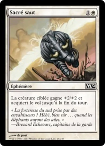 Sacré saut, carte Magic M12 26 — extension Magic 2012