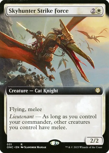 Skyhunter Strike Force, Magic card ONC 31 — Phyrexia: All Will Be One Commander set