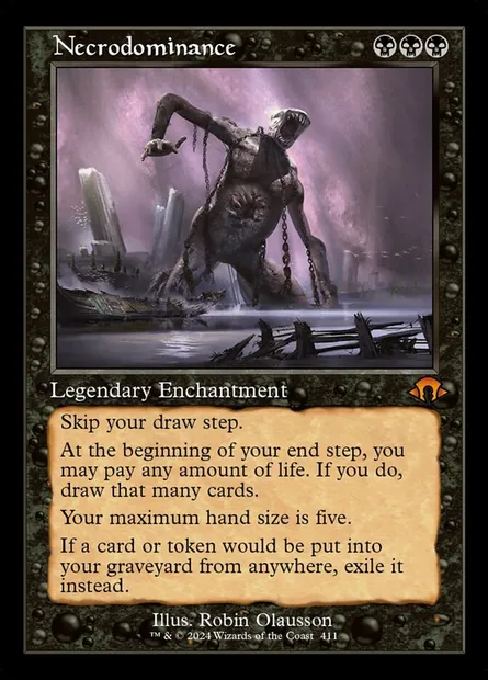 Necrodominance, Magic card MH3 411 — Modern Horizons 3 set