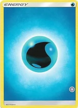 Énergie Eau, carte Pokémon TK11 003-2 — extension SM Trainer Kit: Alolan Sandslash & Alolan Ninetales