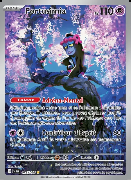 Fortusimia, carte Pokémon SFA 072 — extension Fable Nébuleuse