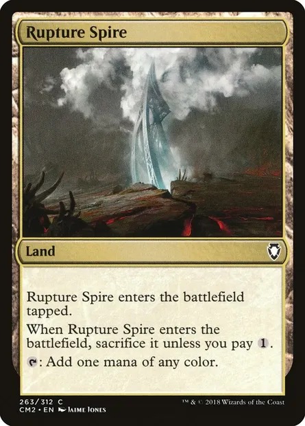 Rupture Spire, Magic card CM2 263 — Commander Anthology Volume II set